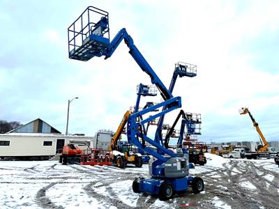 2013 Genie Z-45/25J 45' Electric Articulating Boom Lift Man Aerial Jib bidadoo