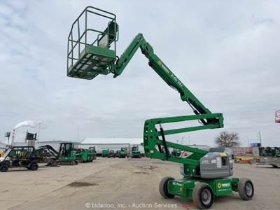2016 Genie Z-45/25J 45' Electric Articulating Boom Lift Man Jib Platform bidadoo