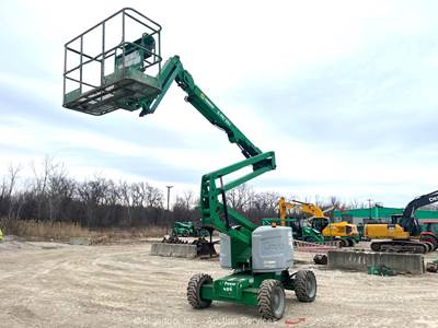 2015 Genie Z-45/25J  45' 4WD Diesel Articulating Boom Lift Man Aerial bidadoo