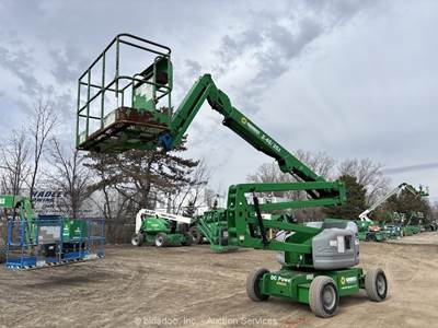2015 Genie Z-45/25J 45' 4WD Electric Articulating Boom Lift Man Aerial bidadoo