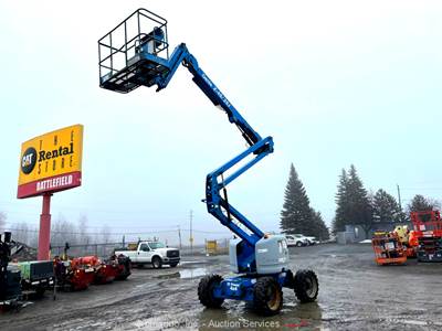 2011 Genie Z-45/25J 46' 2" 4WD Diesel Articulating Boom Lift Man Aerial bidadoo