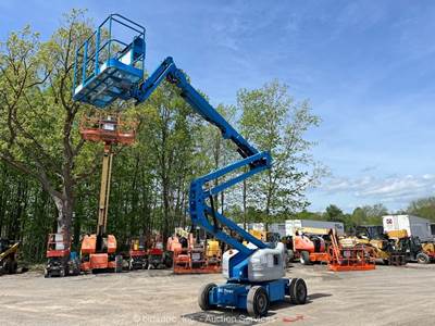 2012 Genie Z-45/25J 45' Electric Articulating Boom Lift Man Aerial 48V bidadoo