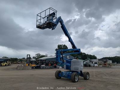 2015 Genie Z-45/25J 45' 4WD Diesel Articulating Boom Lift Man Aerial Jib bidadoo