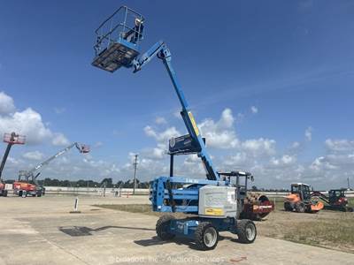2017 Genie Z-45/25J 45' 4WD Diesel Articulating Boom Lift Man Aerial bidadoo