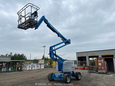 2016 Genie Z-45/25J 45' 4WD Diesel Articulating Boom Lift Manlift Aerial bidadoo