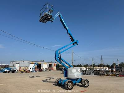 2016 Genie Z-45/25J 45' 4WD Diesel Articulating Boom Lift Man Aerial bidadoo