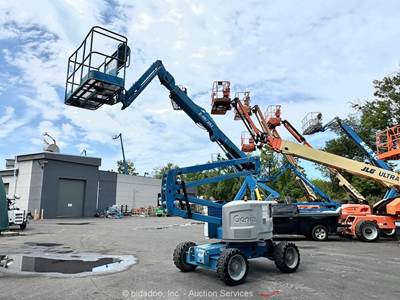 2015 Genie Z-45/25J 45' 4WD Diesel Articulating Boom Lift Man Aerial bidadoo