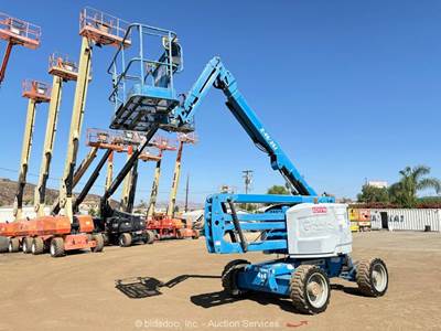 2017 Genie Z-45/25J 45' 4WD Diesel Articulating Boom Lift Man Aerial Jib bidadoo