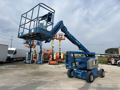 2015 Genie Z-45/25J 45' Electric Articulating Boom Lift Man Aerial bidadoo