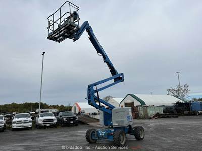 2016 Genie Z-45/25J 46' 4WD Diesel Articulating Boom Lift Man Aerial Jib bidadoo