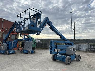 2015 Genie Z-45/25J 45' Electric Articulating Boom Lift Man Aerial Jib bidadoo