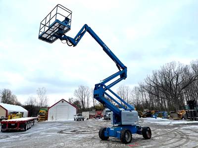 2013 Genie Z-60/34 60’ 4WD Diesel Articulating Boom Lift Manlift Aerial bidadoo