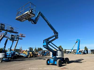 2013 Genie Z-60/34 60' 4WD Diesel Articulating Boom Lift Man bidadoo -Repair