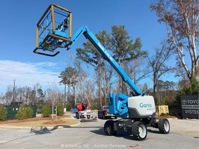 2016 Genie Z-62/40 62' Diesel Articulating Boom Lift Platform Aerial bidadoo