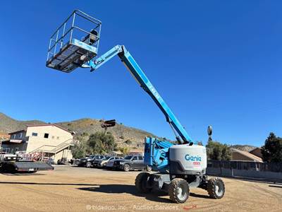 2015 Genie Z-62/40 62' 4WD Diesel Articulating Boom Lift Platform Aerial bidadoo