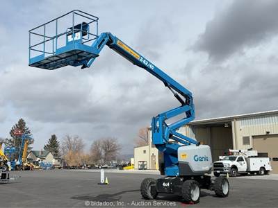 2016 Genie Z-62/40 62' 4WD Diesel Articulating Boom Lift Platform Aerial bidadoo