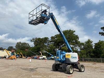 2016 Genie Z-62/40 62' 4WD Diesel Articulating Boom Lift Man Aerial Jib bidadoo