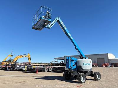2018 Genie Z-62/40 62' 4WD Diesel Articulating Boom Lift Man Aerial bidadoo