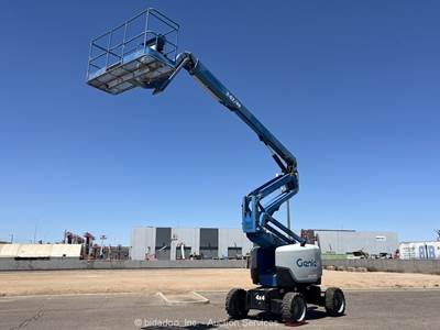 2016 Genie Z-62/40 61' 11" 4WD Diesel Articulating Boom Lift Man Aerial bidadoo