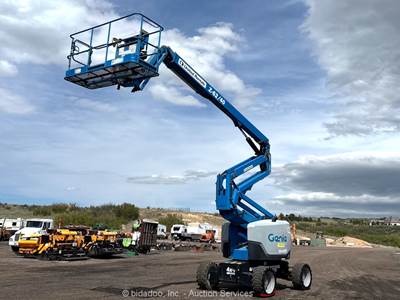 2017 Genie Z-62/40 62' 4WD Diesel Articulating Boom Lift Manlift Aerial bidadoo