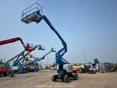 2016 Genie Z-62/40 62' 4WD Diesel Articulating Boom Lift Man Aerial Jib bidadoo