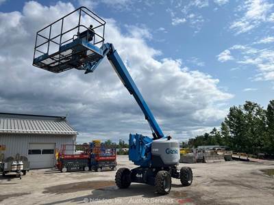 2015 Genie Z-62/40 62' 4WD Diesel Articulating Boom Lift Man Aerial Jib bidadoo