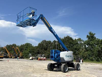 2018 Genie Z-62/40 62' 4WD Diesel Articulating Boom Lift Man Aerial Jib bidadoo