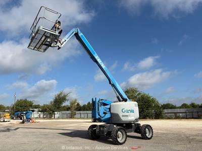 2015 Genie Z-62/40 61' 4WD Diesel Articulating Boom Lift Man Aerial bidadoo