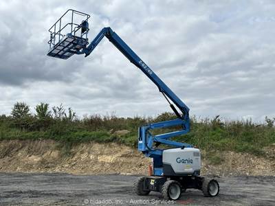 2016 Genie Z-62/40 62' 4WD Diesel Articulating Boom Lift Man Aerial Jib bidadoo