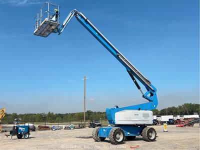 2017 Genie Z-80/60 80' 4WD Diesel Articulating Boom Lift Man Aerial Jib bidadoo