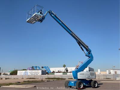 2015 Genie Z-80/60 80' 4WD Diesel Articulating Boom Lift Manlift Aerial bidadoo