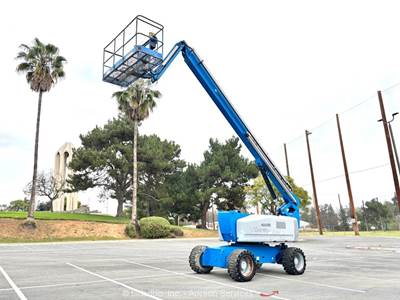 2015 Genie Z-80/60 78' 4WD Diesel Articulating Boom Lift Man Aerial bidadoo