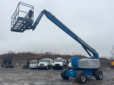 2015 Genie Z-80/60 80' 4WD Diesel Articulating Boom Lift Manlift Aerial bidadoo
