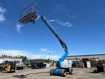 2013 Genie Z-80/60 80’ 4WD Diesel Articulating Boom Lift Man Aerial Jib bidadoo