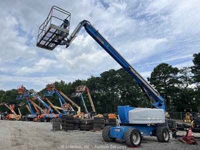 2015 Genie Z-80/60 80' 4WD Diesel Articulating Boom Lift Man Aerial Jib bidadoo