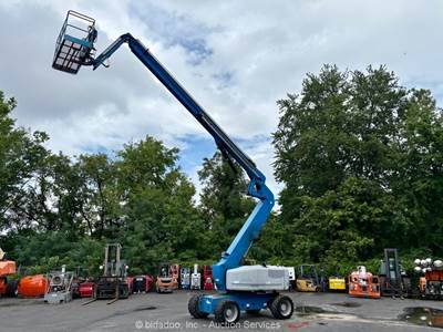 2014 Genie Z-80/60 80' 4WD Diesel Articulating Boom Lift Manlift Aerial bidadoo