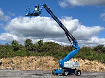 2014 Genie Z80/60 80' 4WD Diesel Articulating Boom Lift Aerial Platform bidadoo