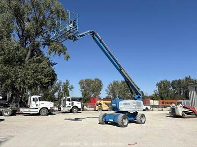 2016 Genie Z-80/60 80' 4WD Diesel Articulating Boom Lift Man Aerial Gen bidadoo