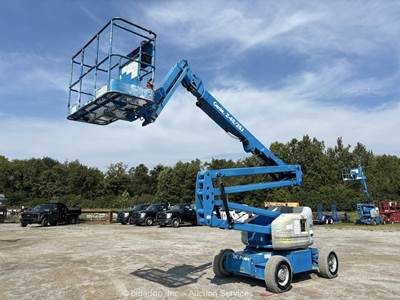 2015 Genie Z45/25J 45’ Electric Articulating Boom Lift Man Aerial Jib bidadoo