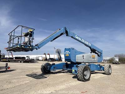 2016 Genie ZX-135/70 135' 4WD Diesel Articulating Boom Lift Man Aerial bidadoo