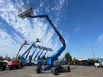 2012 Genie ZX135/70 135' 4WD Diesel Articulating Boom Lift Man Aerial bidadoo