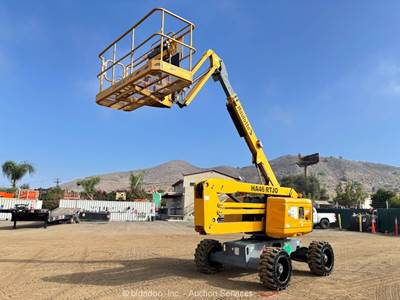 2018 Haulotte HA46 RTJO 46' 4WD Diesel Articulating Boom Lift Man Jib bidadoo