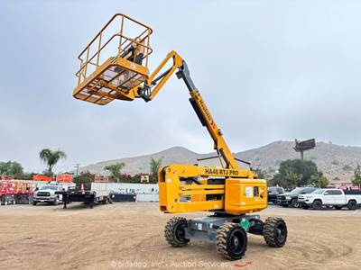 2020 Haulotte HA46RTJ PRO 46' 4WD Diesel Articulating Boom Lift Man Jib bidadoo