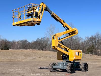 2019 Haulotte HA46RTJO 46' 4WD Diesel Articulating Boom Lift Man Aerial bidadoo