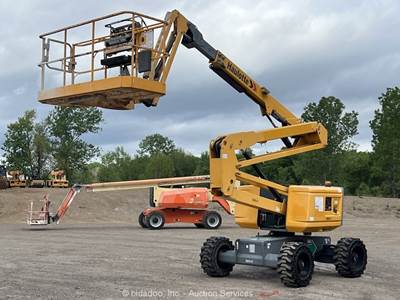 2018 Haulotte HA46RTJO 46' 4WD Diesel Articulating Boom Lift Man Aerial bidadoo