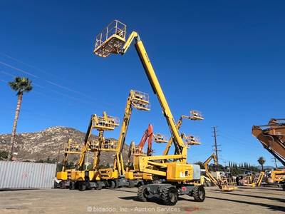 2017 Haulotte HA80 RTJ Pro 80' 4WD Articulating Boom Lift Man Aerial Jib bidadoo