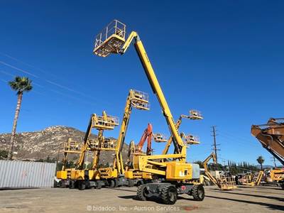 2017 Haulotte HA80 RTJ Pro 80' 4WD Articulating Boom Lift Man Aerial Jib bidadoo