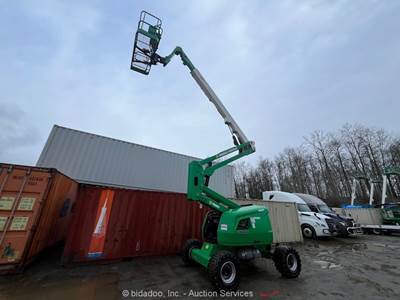 2017 JLG 450A 45’ 4WD Articulating Boom Lift Man Aerial Platform Diesel bidadoo