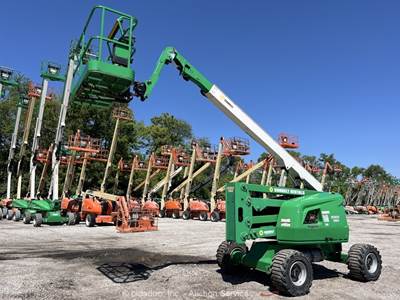2017 JLG 450A 45' 4WD Diesel Articulating Boom Lift Man Aerial Platform bidadoo