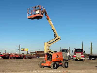 2017 JLG 450AJ 45' 4WD Dual Fuel Articulating Boom Lift Man Aerial bidadoo